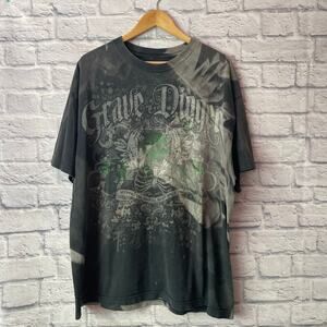 00’s Grave Digger Insanely Thrashed Grunge ERD T-shirt